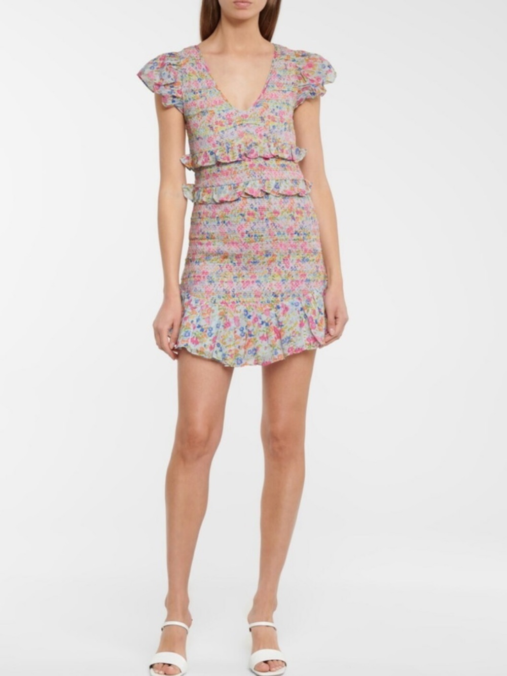 LoveShackFancy
Sonora floral cotton minidress small
